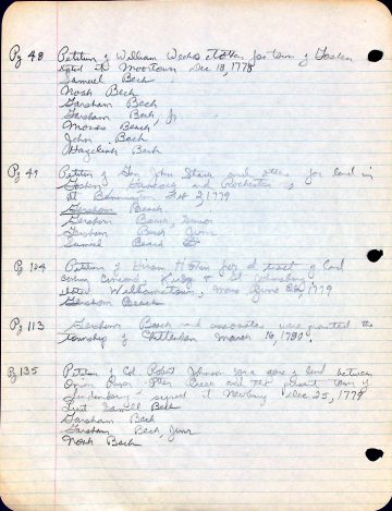 BEACH et al. petitions for land 2 Goshen Hancock Rochester Williamstown Newbury